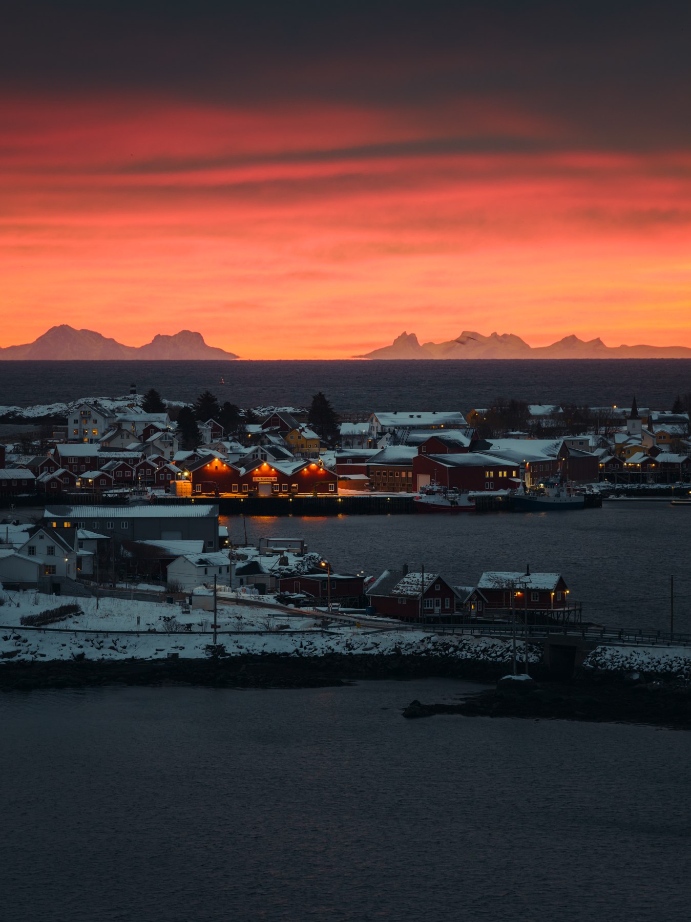 Winter light over Lofoten